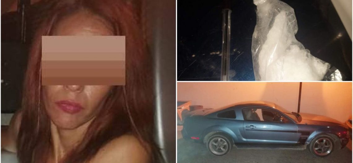 LA ABANDONAN A SU SUERTE LOS POLICIAS LE ENCUENTRAN DROGA