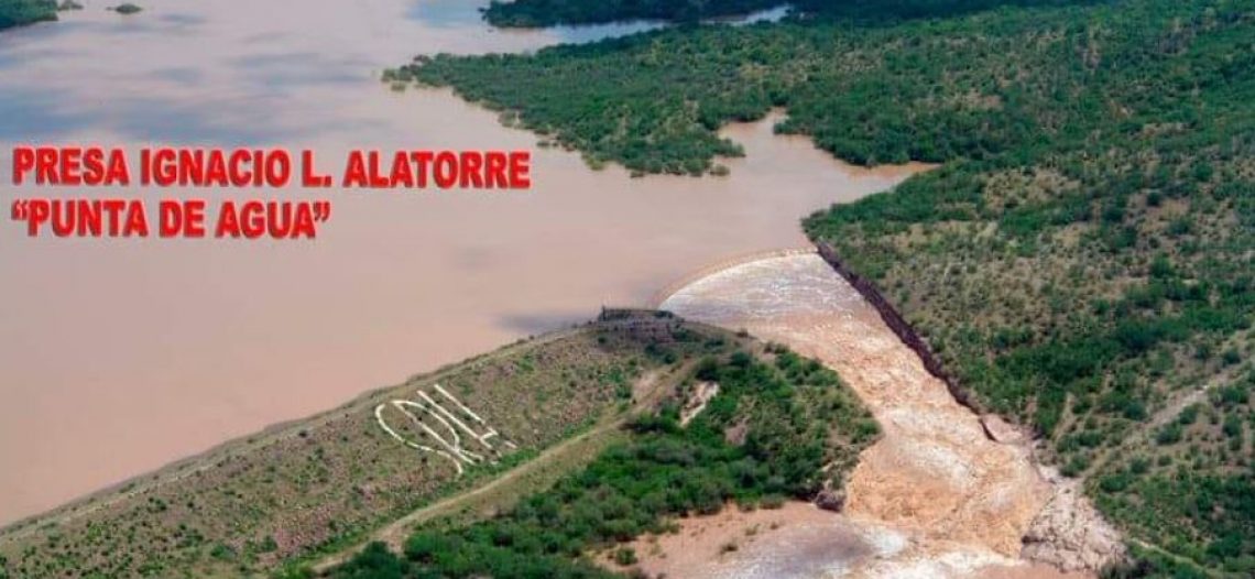 “Punta de Agua” está llena y vierte 1.4 M3/S para evitar riesgos