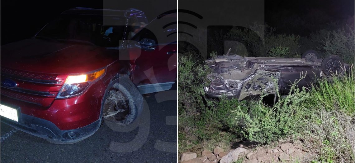 Aparatoso choque carretera al Delfinario
