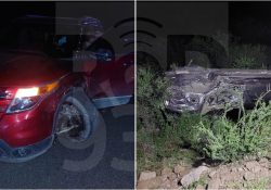 Aparatoso choque carretera al Delfinario