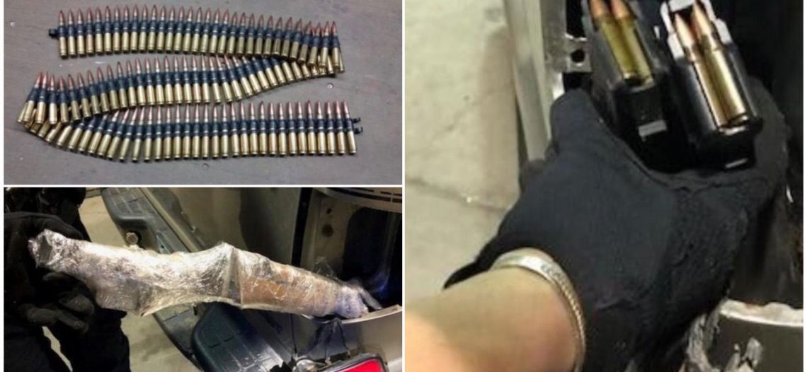 No cesa el flujo de armas; aseguran fusiles AK-47 y balas calibre 50 en Nogales