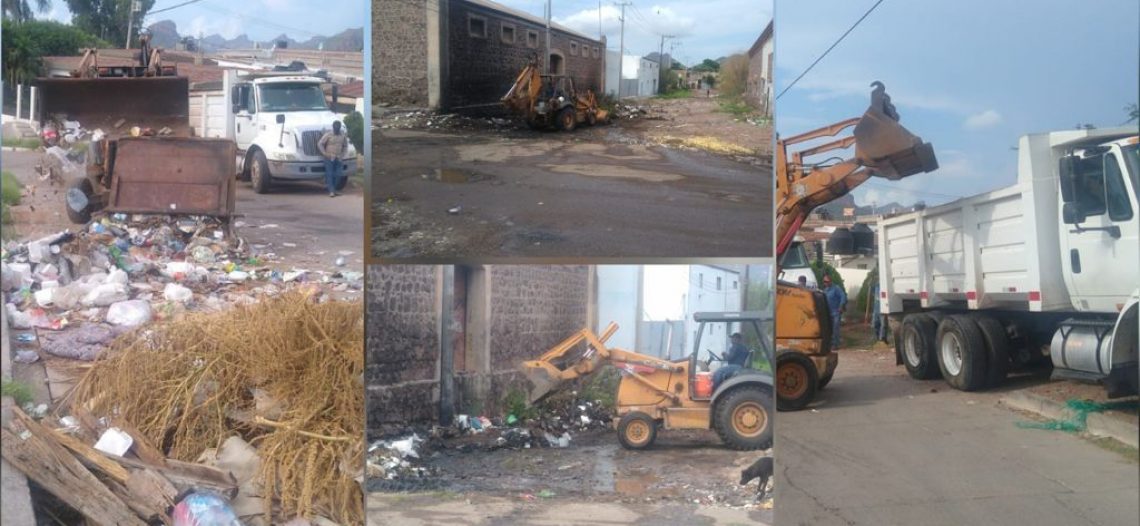 Atiende SPM solicitud de la comunidad en recolección de basura y limpieza