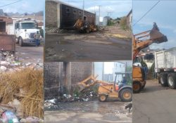 Atiende SPM solicitud de la comunidad en recolección de basura y limpieza