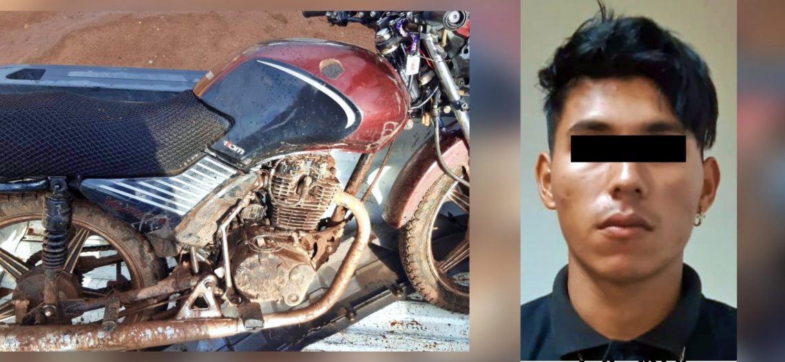 CAPTURAN A PRESUNTO HOMICIDA, EN POSESIÓN DE LA MOTOCICLETA DE LA VÍCTIMA, EN VICAM SONORA