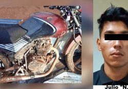 CAPTURAN A PRESUNTO HOMICIDA, EN POSESIÓN DE LA MOTOCICLETA DE LA VÍCTIMA, EN VICAM SONORA