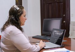 Participa Alcaldesa Karla Córdova en reunión virtual con funcionarios de la Secretaria de Salud en Sonora