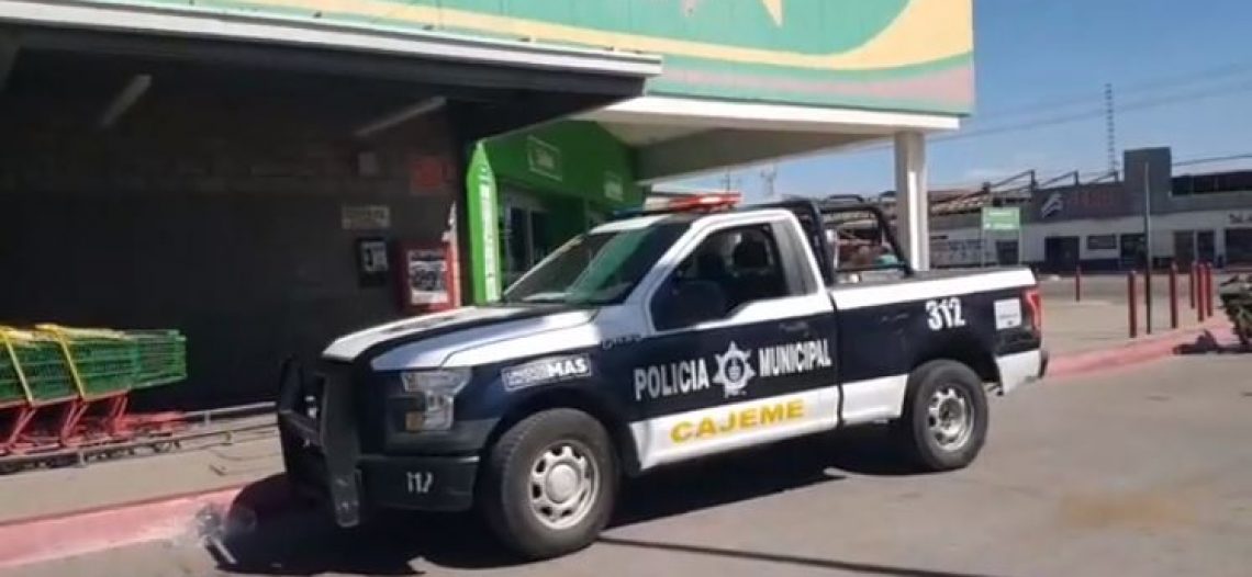 Asaltan Supermercado en Cd Obregón