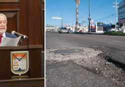 El ex alcalde Fermín González ya había confirmado necesidades por 6 mmdp para bacheo y recarpeteo en Hermosillo; «no hay dinero que alcance», afirmó.