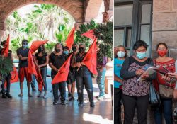 Atiende alcaldesa a integrantes de Antorcha Campesina