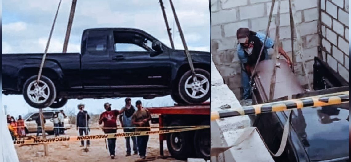 Sepultan a Pescador con su camioneta en Comondú B.C.S.