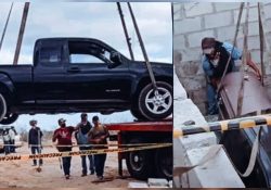 Sepultan a Pescador con su camioneta en Comondú B.C.S.