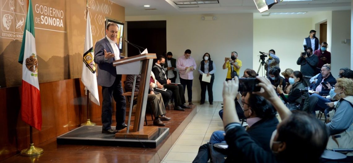 Gobernador Alfonso Durazo llama a mantener la paz en las fiestas decembrinas