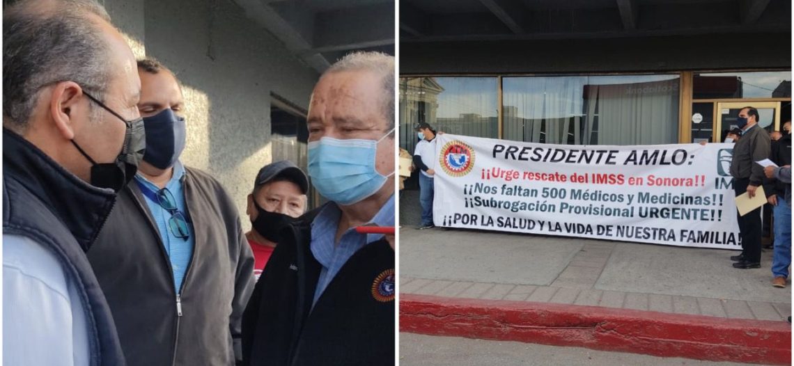Se refleja en Guaymas la protesta cetemista contra el IMSS