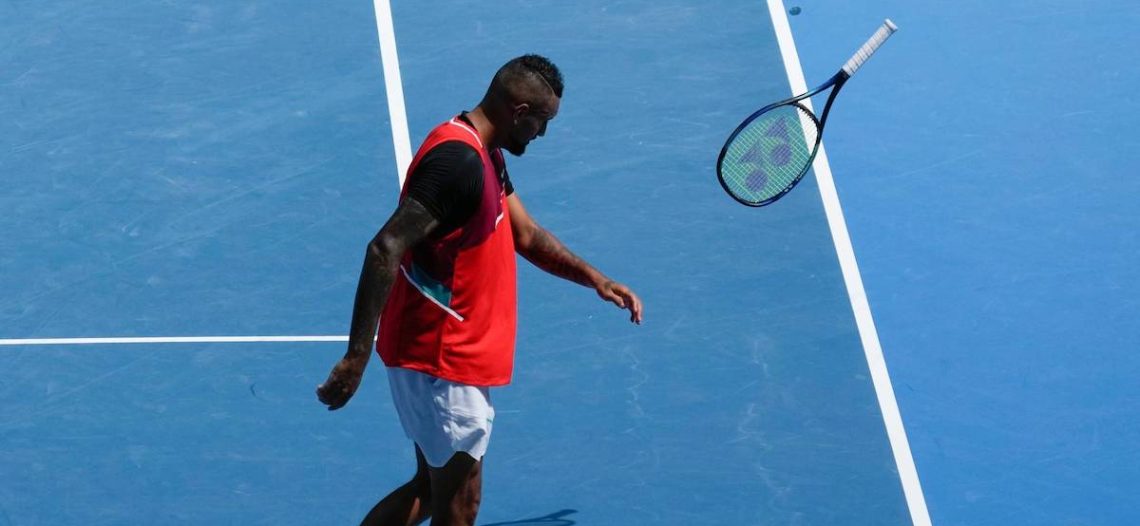 Kyrgios insultó al público del Abierto de Australia