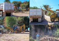 Trabaja Ayuntamiento de Guaymas en limpieza de basureros clandestinos