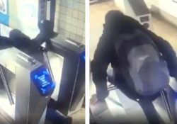 Hombre muere por no pagar el ticket del metro; intento brincarse torniquetes de acceso y se rompió el cuello
