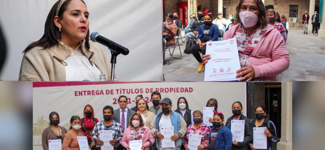 Da Ayuntamiento de Guaymas certidumbre a familias