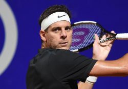 Juan Martín del Potro llora al ser eliminado en Argentina