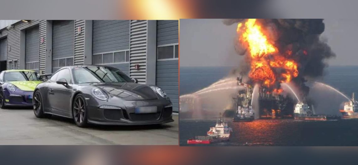 Se queman en el mar mar 4 mil autos de lujo, como Porsche y Bentley