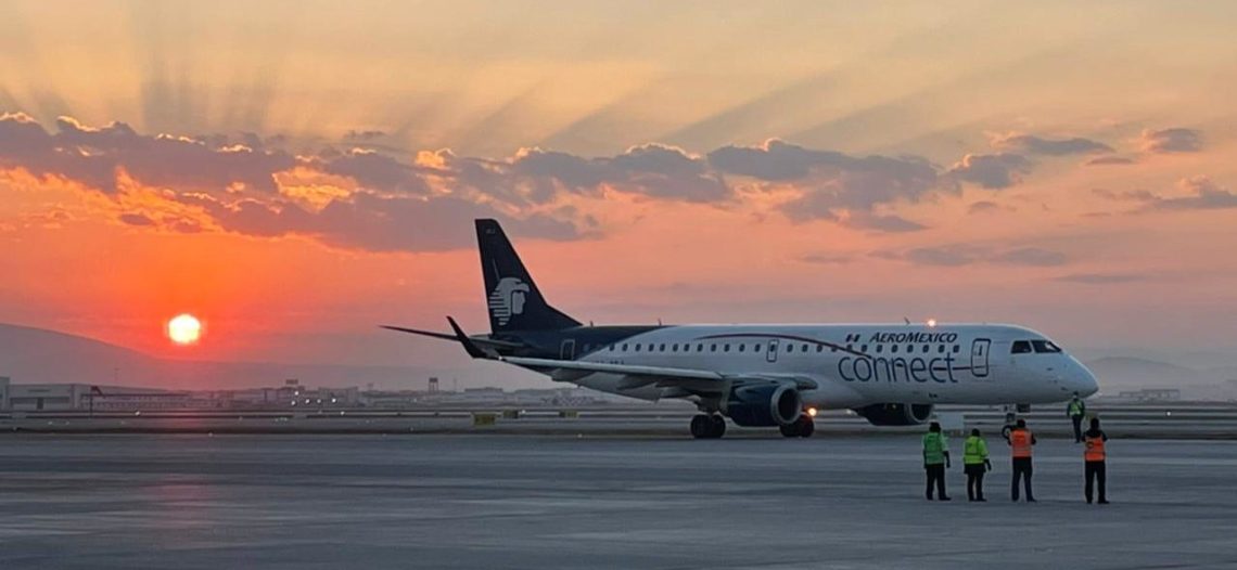 Despega primer vuelo comercial desde el AIFA; fue de Aeroméxico