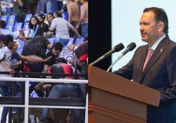 «NO HAY MUERTOS», DICE GOBERNADOR DE QUERÉTARO TRAS TRIFULCA ENTRE PORRAS EN ESTADIO CORREGIDORA
