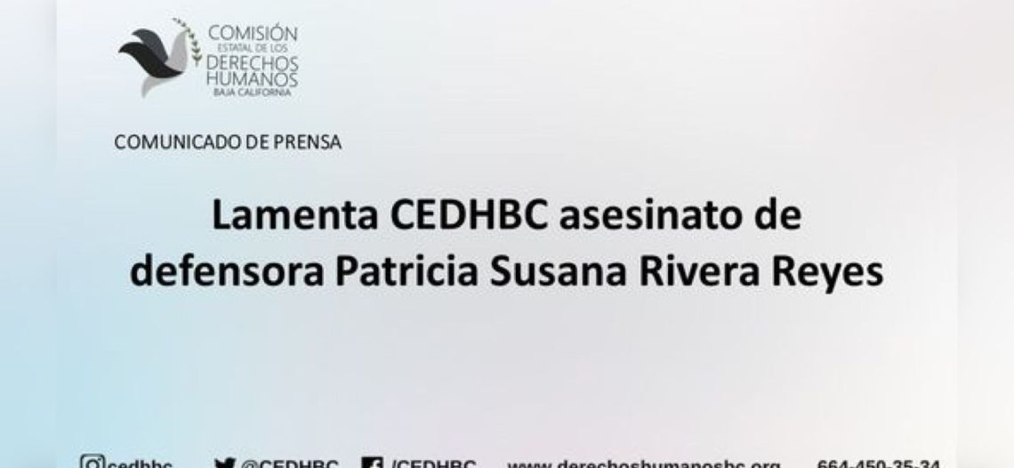 Repudian el asesinato de la activista guaymense