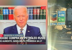 Se dispara el precio de la gasolina en EU; Biden suspende la importación de petróleo ruso