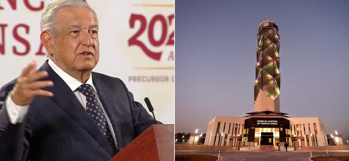 Construyen el AIFA a pesar de los grupos “de intereses creados”, dice AMLO