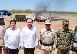 Atestigua Gobernador Durazo destrucción de más de cuatro toneladas de narcóticos