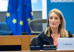 Presidenta del Parlamento Europeo viaja rumbo a Kiev