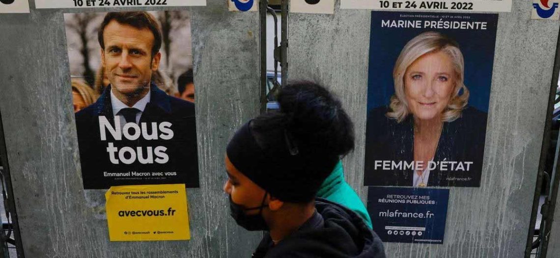 Macron y Le Pen irán a una segunda vuelta de elección presidencial en Francia