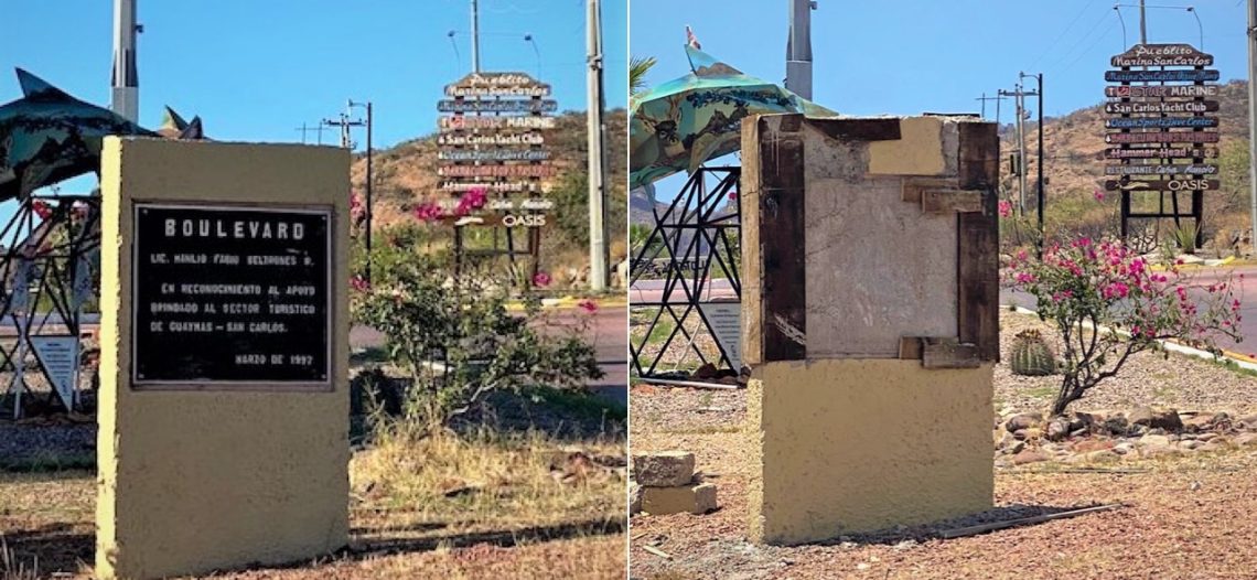 Pondrán la nueva placa metálica con el nombre de Teta Kawi al bulevar escénico de San Carlos