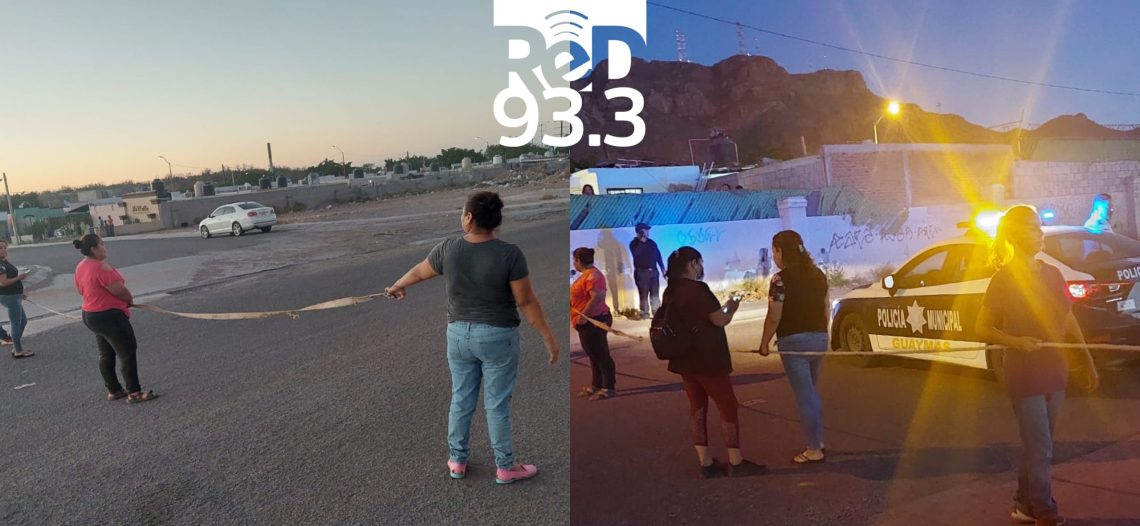 Bloquean vecinos del Fraccionamiento La Choya bulevar Las Torres por falta de agua