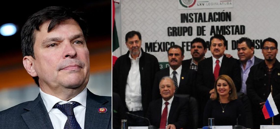 Pide legislador demócrata revocar la visa de entrada a EU a 25 políticos mexicanos por apoyar a Rusia, Noroña entre ellos