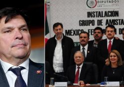 Pide legislador demócrata revocar la visa de entrada a EU a 25 políticos mexicanos por apoyar a Rusia, Noroña entre ellos