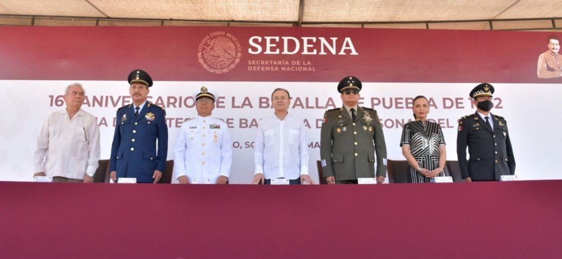 Conmemora gobernador Alfonso Durazo gesta heroica del 5 de mayo