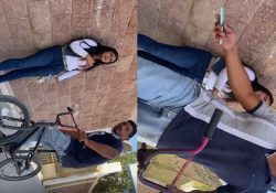 Circula video en Instagram de sujeto amenazando a mujer con un cúter en Sinaloa