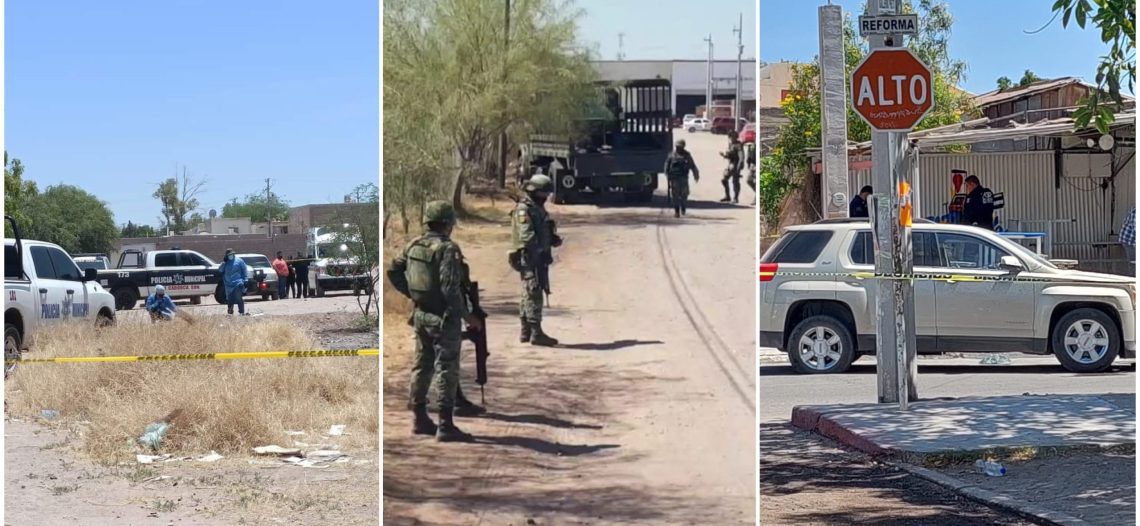 Sonora violento: ejecuciones en Caborca, Cajeme y Empalme