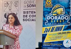 Alistan el 8º. Torneo de Pesca Dorado Derby en San Carlos; lo anuncia la secretaria de Turismo, Célida López