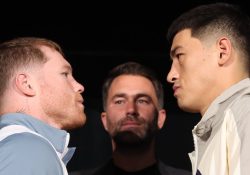 Canelo y Bivol se encaran; llegan a Las Vegas