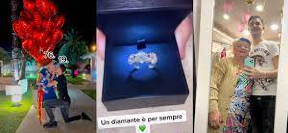 Joven de 19 años le propuso matrimonio a su novia de 76 y se hizo viral ...