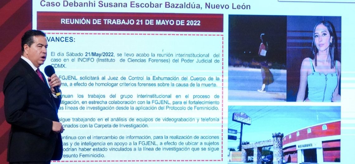 Solicitan exhumación del cuerpo de Debanhi Escobar para nuevo peritaje forense: SSPC