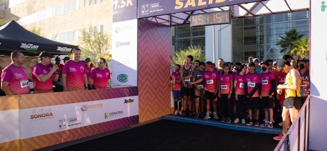 Realiza Salud Sonora Primera Carrera Solidaria por la donación de órganos y tejidos