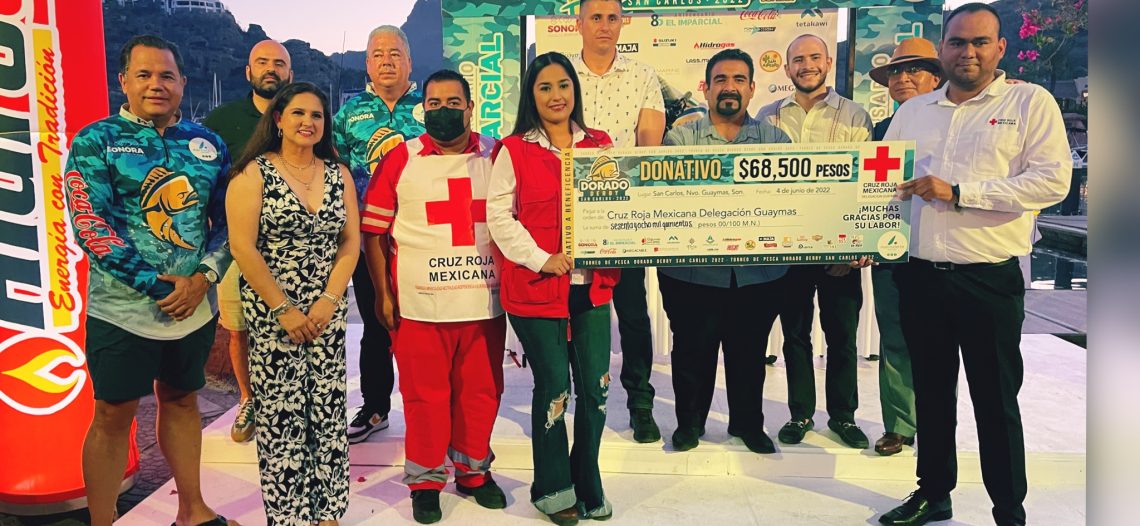Donan recursos del “Dorado Derby” a Cruz roja y a “Clean up” de San Carlos