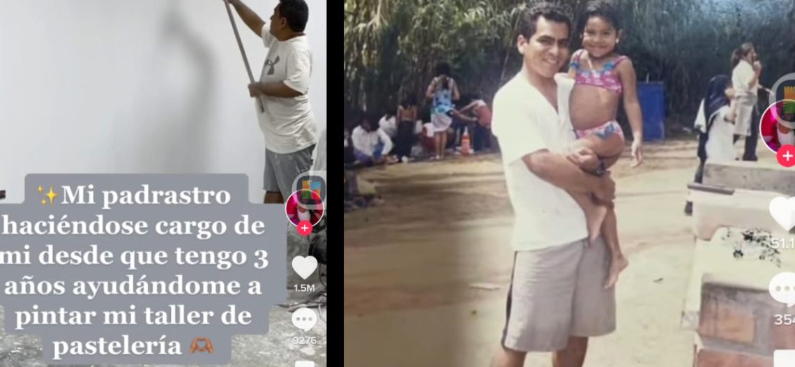 Crió a su hijastra desde los 3 años; ella se lo agradece por apoyarla más que su padre biológico y se hace viral