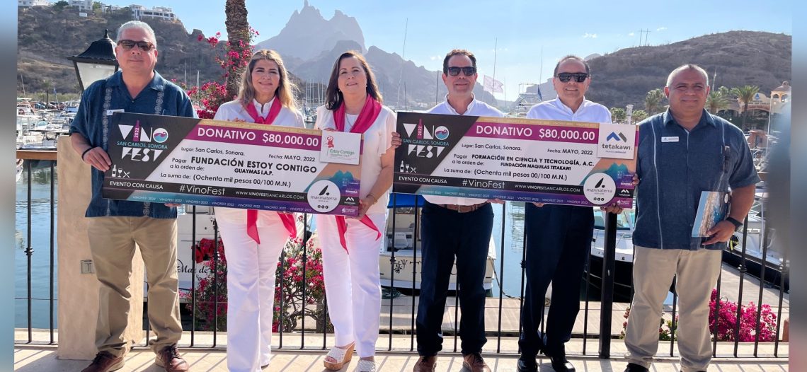 Entregan ingresos del Vino Fest 2022 a organizaciones de apoyo social