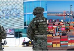 Sedena, GN y Policía de Colima sin pistas del millonario robo de contenedores