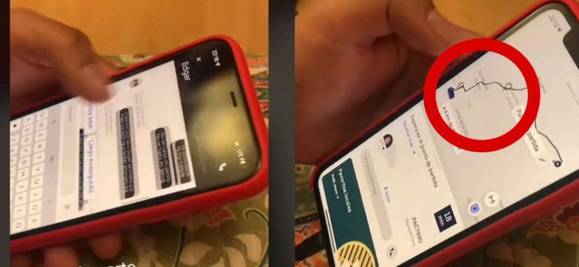 Conductor de app quería “estafarlo” pero tiktoker lo exhibe