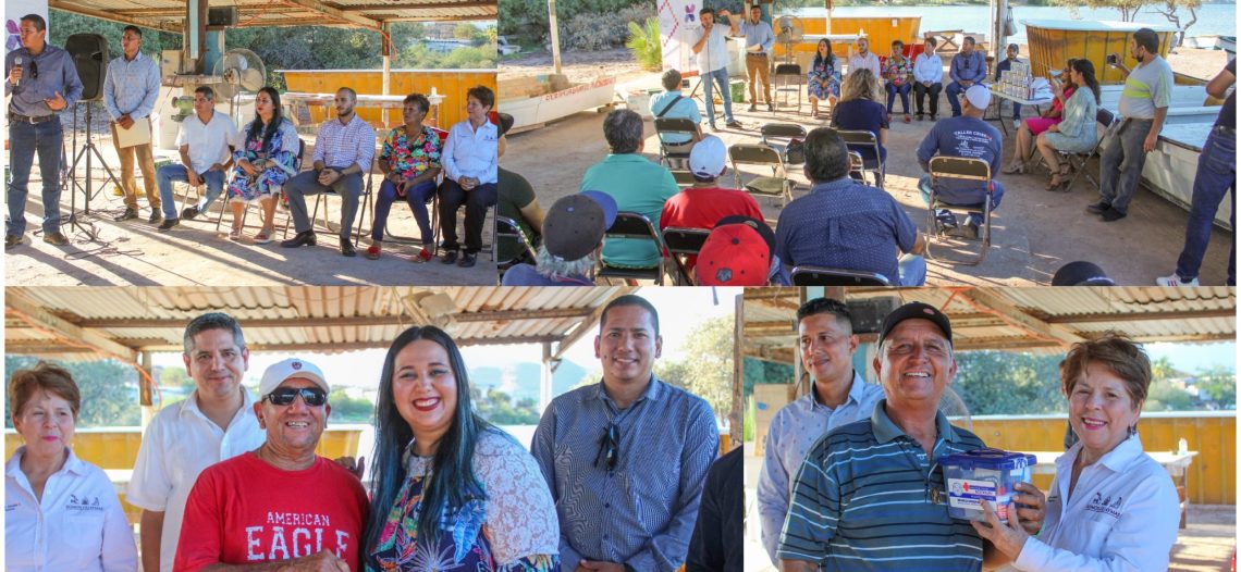 Iniciará taller de reparación y pintura para pangas; apoyarán a pescadores locales con capacitación