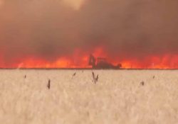 Hombre se salva de morir en incendio forestal en España de milagro: Video